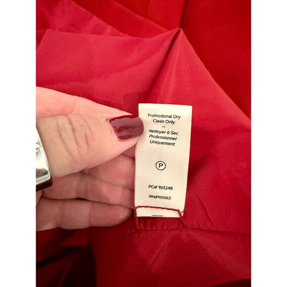 Cinq à Sept Sierra Wrap Minidress in Cranberry NWT - Size 2 - Picture 4 of 10